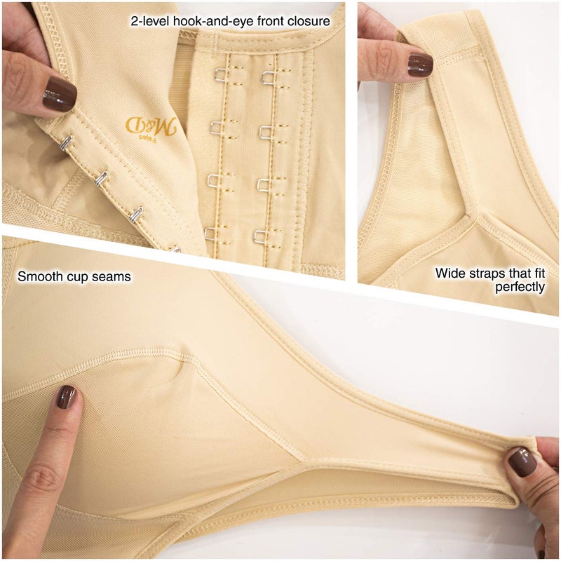 MD M&D 0016 Surgical Breast Augmentation Bra | Faja Colombiana Bra - Image 3